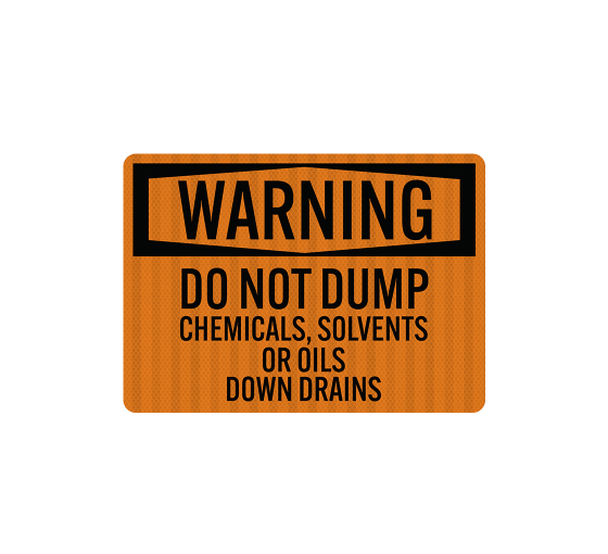 Chemicals Solvents Oils Decal (EGR Reflective)