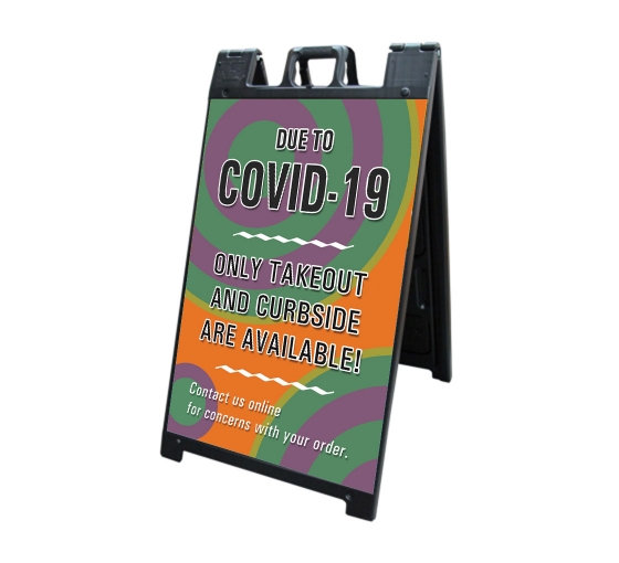 Due to Covid-19 Take Out Curbside Available Signicade Black