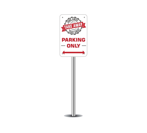 LARGE NO PARKING Sign Extra Thick 3-5mm PVC  Plastic **FREE UK POST** 