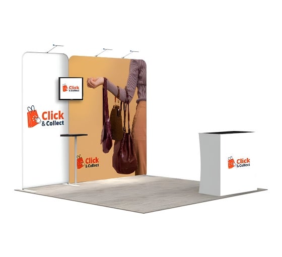 10 Ft Trade Show Booth - Design 9
