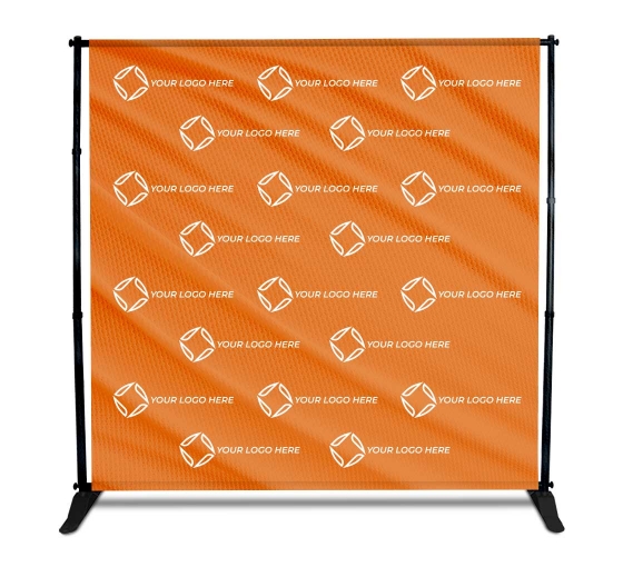 Custom Step and Repeat Banner with Vinyl 16Oz or Polyester fabric ONLY BANNER 