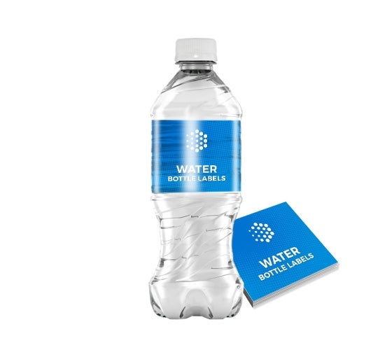 Buy Custom Water Bottle Labels Save up to 20 BannerBuzz