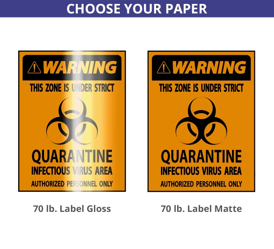 Warning Labels. CHOOSE WHICH WARNING LABEL YOU WANT BELOW.