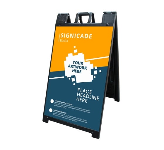 Black Plasticade Signicade For Outdoor Indoor Bannerbuzz