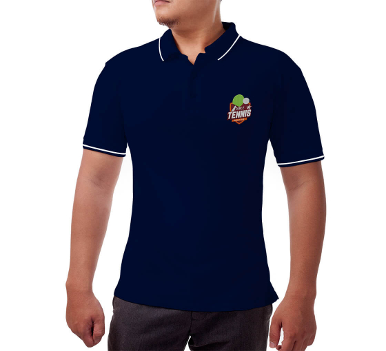 Shop for Embroidered Custom Blue Polo Shirts | BannerBuzz