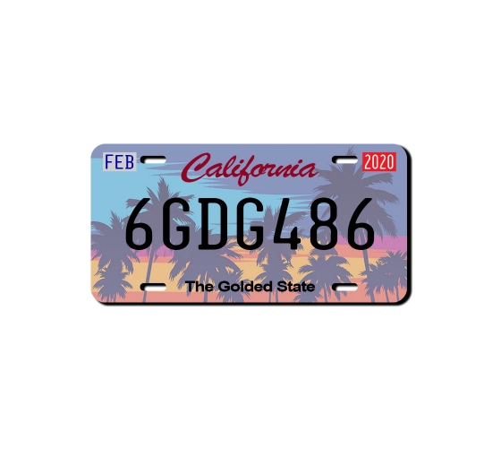 License Plates of California