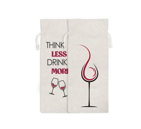 Lima revolution Pudsigt Shop Durable and Long-Lasting Canvas Wine Bag |BannerBuzz