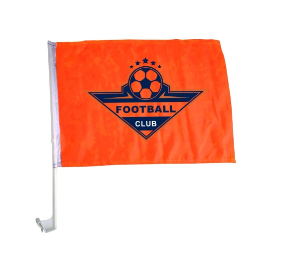 Custom Football Corner Flags ADD YOUR LOGO Set of 4 Sky and Black Flags 