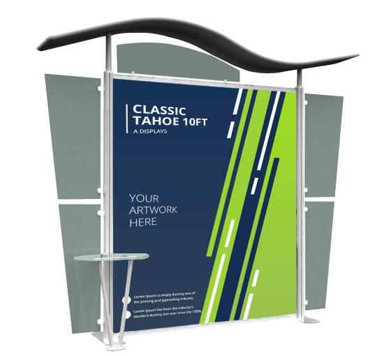 Modular Trade Show Display 10 Ft Exhibit Booth Displays