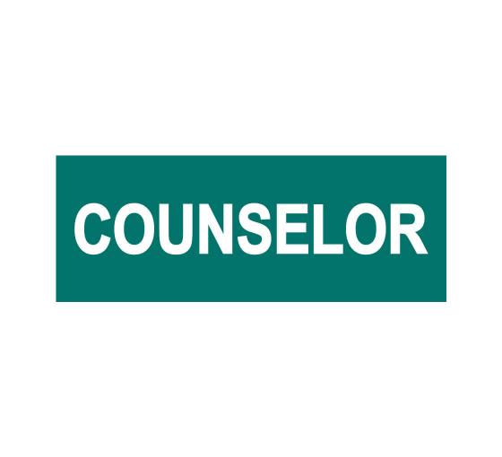 Affordable Counselor Sign Room signs Bannerbuzz