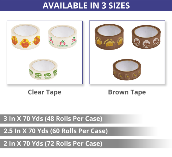 Custom Packaging Tape - Print Custom Packaging Tape