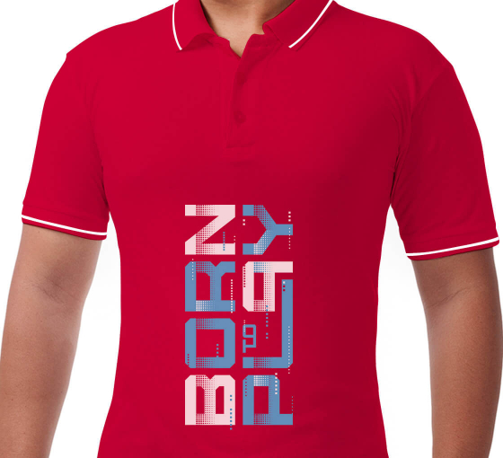 polo shirt design red