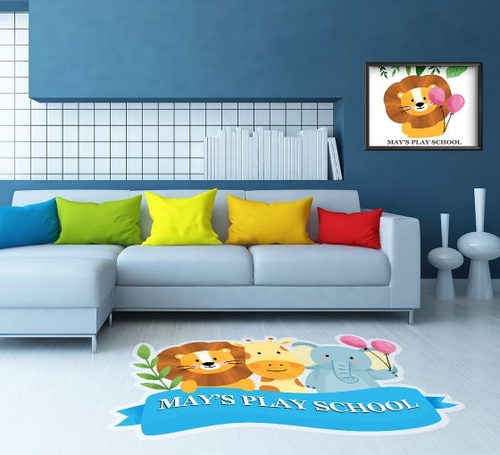 die cut floor decals