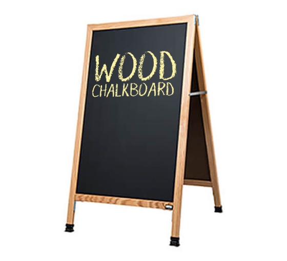 Message Board on Wooden Spike with Bird NEW Chalk Board Small Blackboard 
