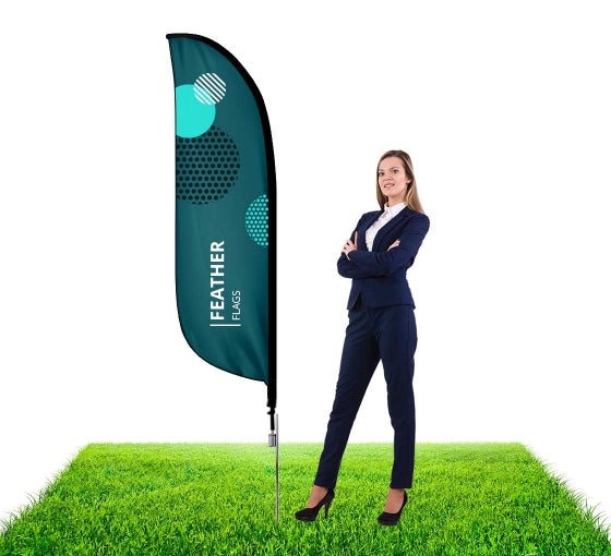 Decorative Feather Banners Shelly Lighting