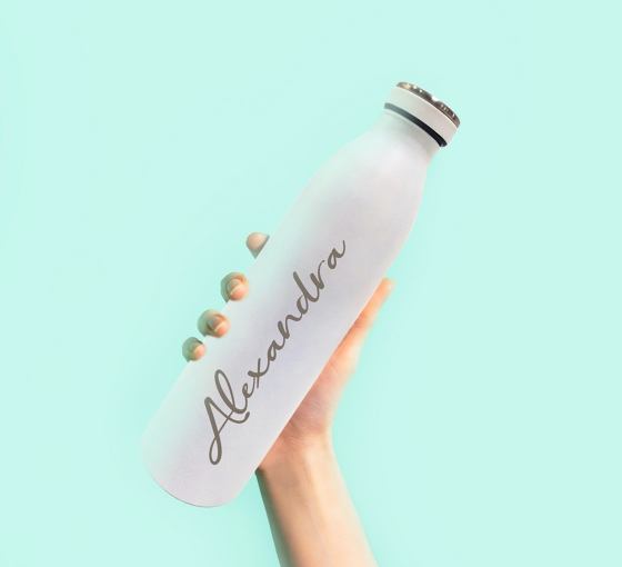 Blogilates 62oz Stainless Steel Double Wall Water Bottle