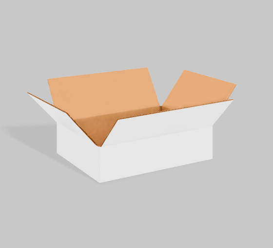 Flat Boxes - White (Plain)