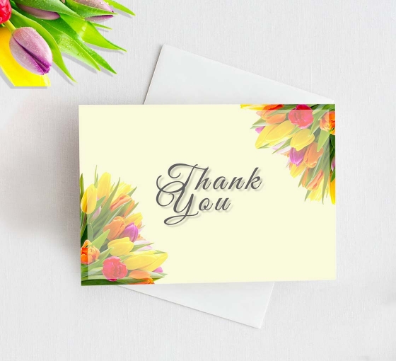 Shop for Customizable Flat Thank You Cards