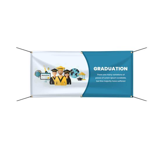 PVC banner custom size printing for weddings graduation birthday banner 