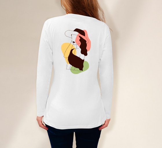 Shop Women's T-shirt - Long Sleeves | BannerBuzz