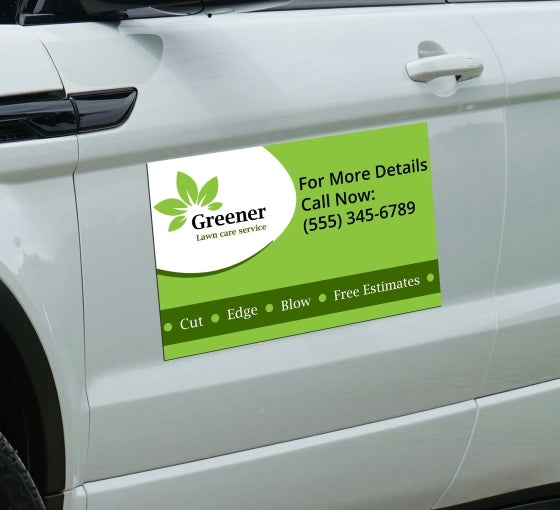 Vehicle Magnetic Signs
