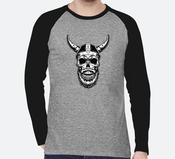 Custom Men's Printed Long Sleeves Raglan T-Shirt by BannerBuzz