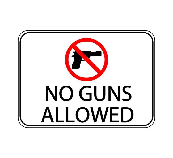Shop online no guns allowed symbol sign alcohol weapon drug free 