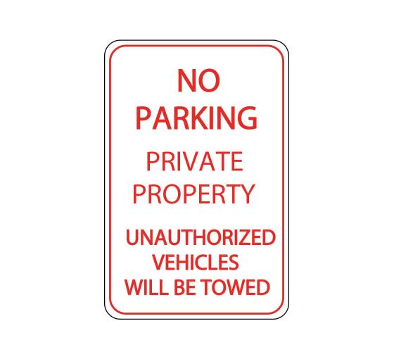 Premium quality No Parking Private Property Sign - Alcohol-Weapon-Drug ...