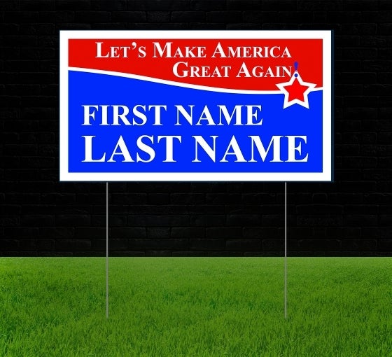 Political Reflective Yard Signs Signs & Decals
