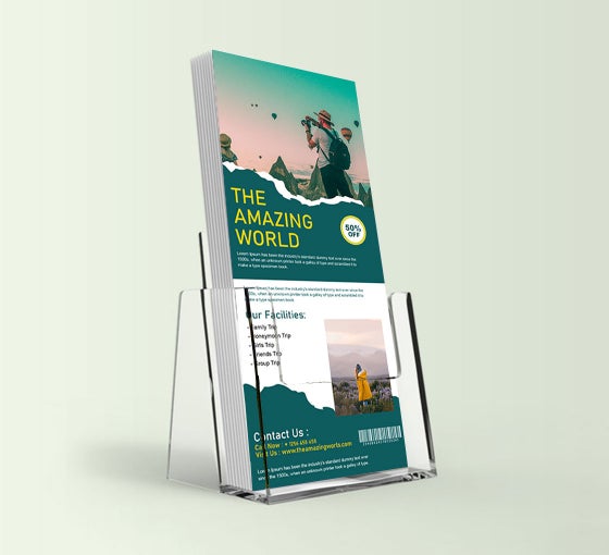 Design & Buy Rack Cards for Business - Save up to 20% | BannerBuzz
