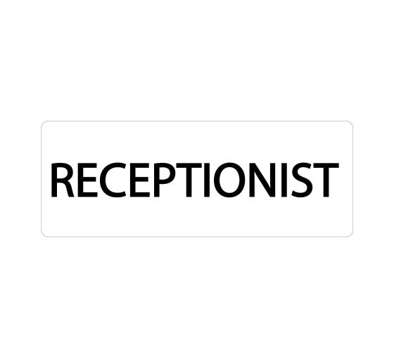 Best Design Receptionist Sign Room Signs Bannerbuzz