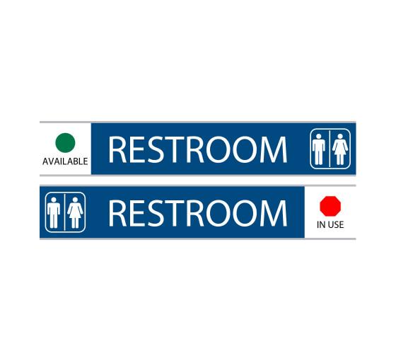 Affordable Restroom With Symbol Sign Office Warning Signs