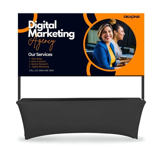 Table Top Banner - Back Wall Display