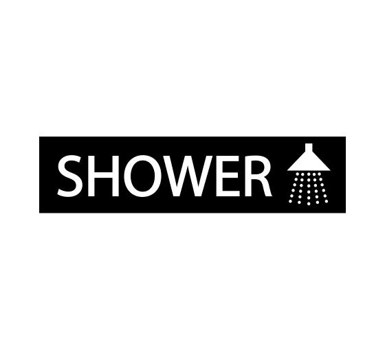 High quality Shower Sign - Room signs | Bannerbuzz