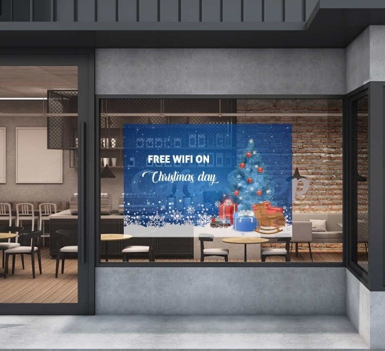 Clear Window Clings Custom Static Window Clings BannerBuzz