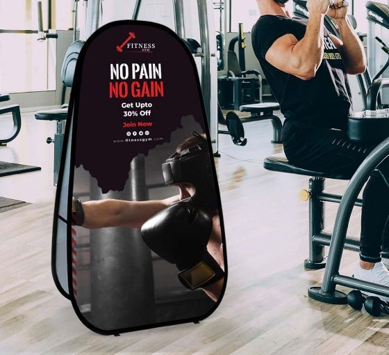 Vertical Pop Up Banner Portable Banners BannerBuzz