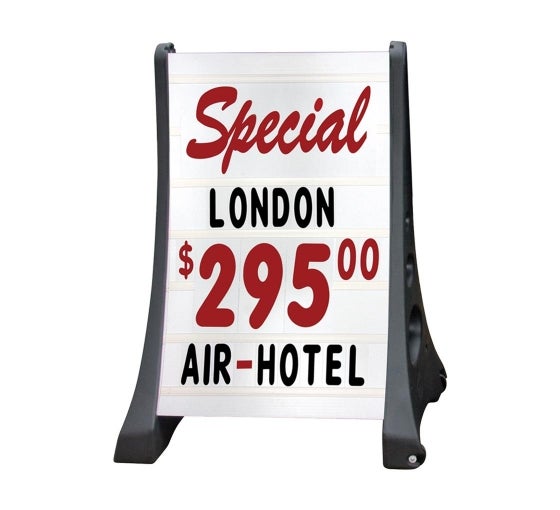 Xl Qla Deluxe Message Board White For Effortless Promotions And