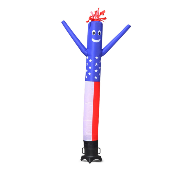 American Flag Inflatable Tube Man | Inflatable Tubes - Bannerbuzz