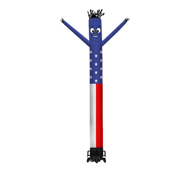 American Flag Inflatable Tube Man | Inflatable Tubes - Bannerbuzz