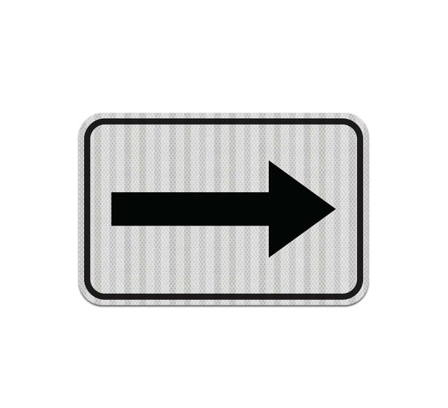 Shop for Parking Lot Arrow Aluminum Sign (HIP Reflective) BannerBuzz