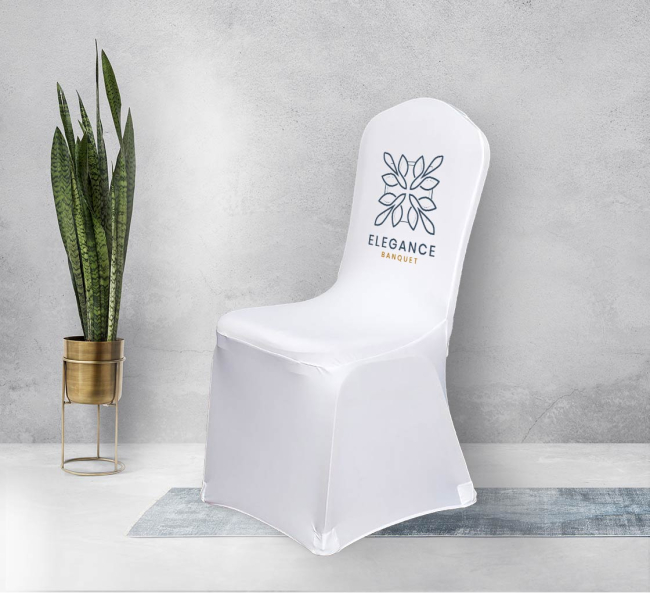 Premium Quality Black Spandex Chair Cover Sample