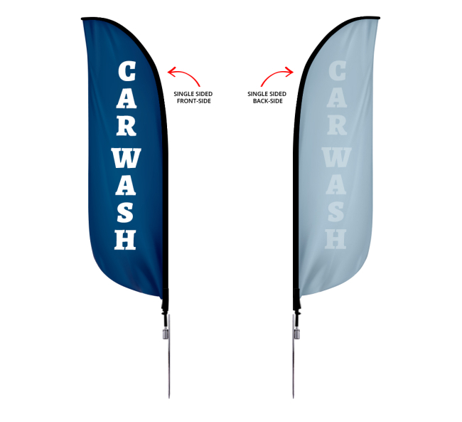 Buy Pre-Printed Welcome Feather Flags - Get 20% Off