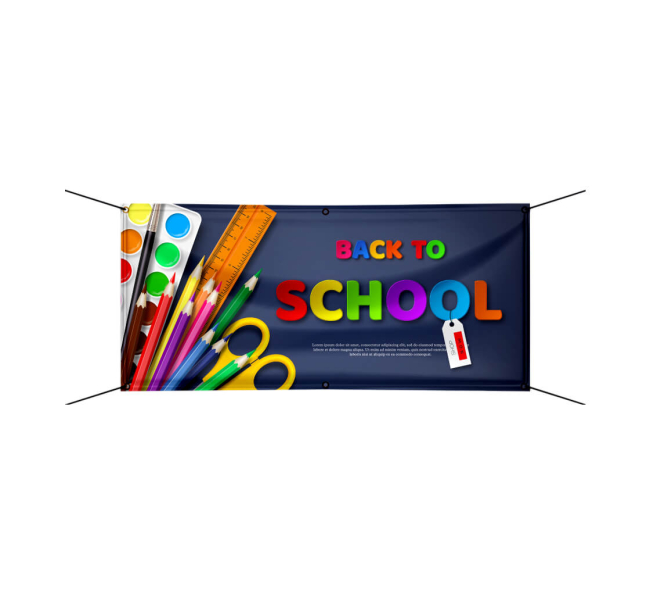 Discount School Supplies Banner Sign new Larger Size