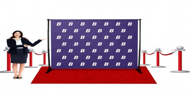 Business Custom Step Repeat Vinyl Banner 2700 x 2133 MM photography backdrop