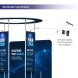 10 ft Island Trade Show Booth with Circular Header Illuminate Your Brand