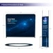 10 ft Island Trade Show Booth with Circular Header Product Dimension in Feet