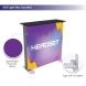 10ft Backlit Trade Show Display LED Lightbox Backwall with Counter Graphics seg light box counter