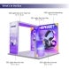 10ft Backlit Trade Show Display LED Lightbox Backwall with Counter Graphics what In the package