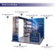 10ft Backlit Trade Show Display LED Lightbox Display with Counter Branding Panels what In the package