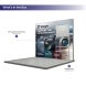 10ft Backlit Trade Show Display LED Lightbox Display with Shelf what In the package